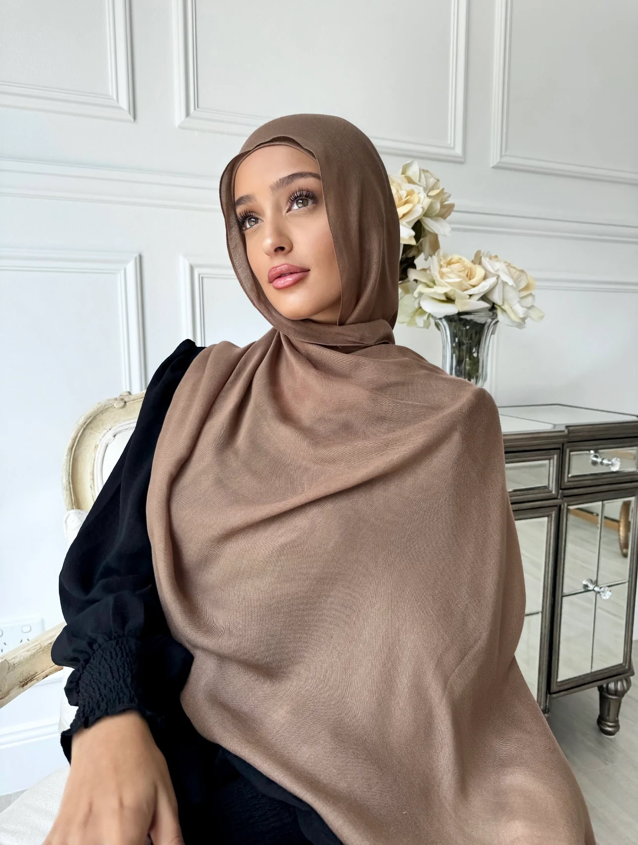 Almond Modal Scarf - Image 3