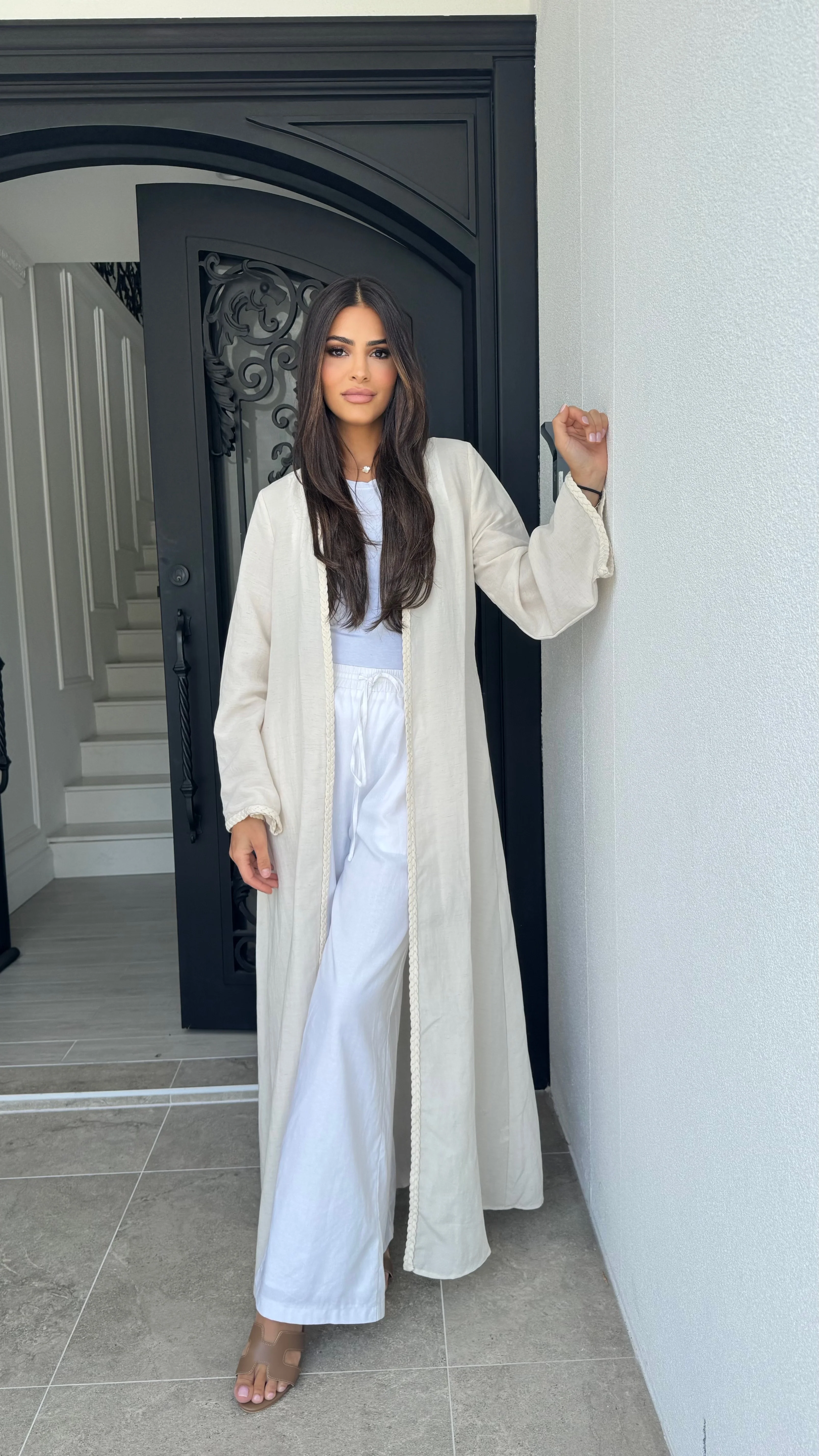Braided kimono