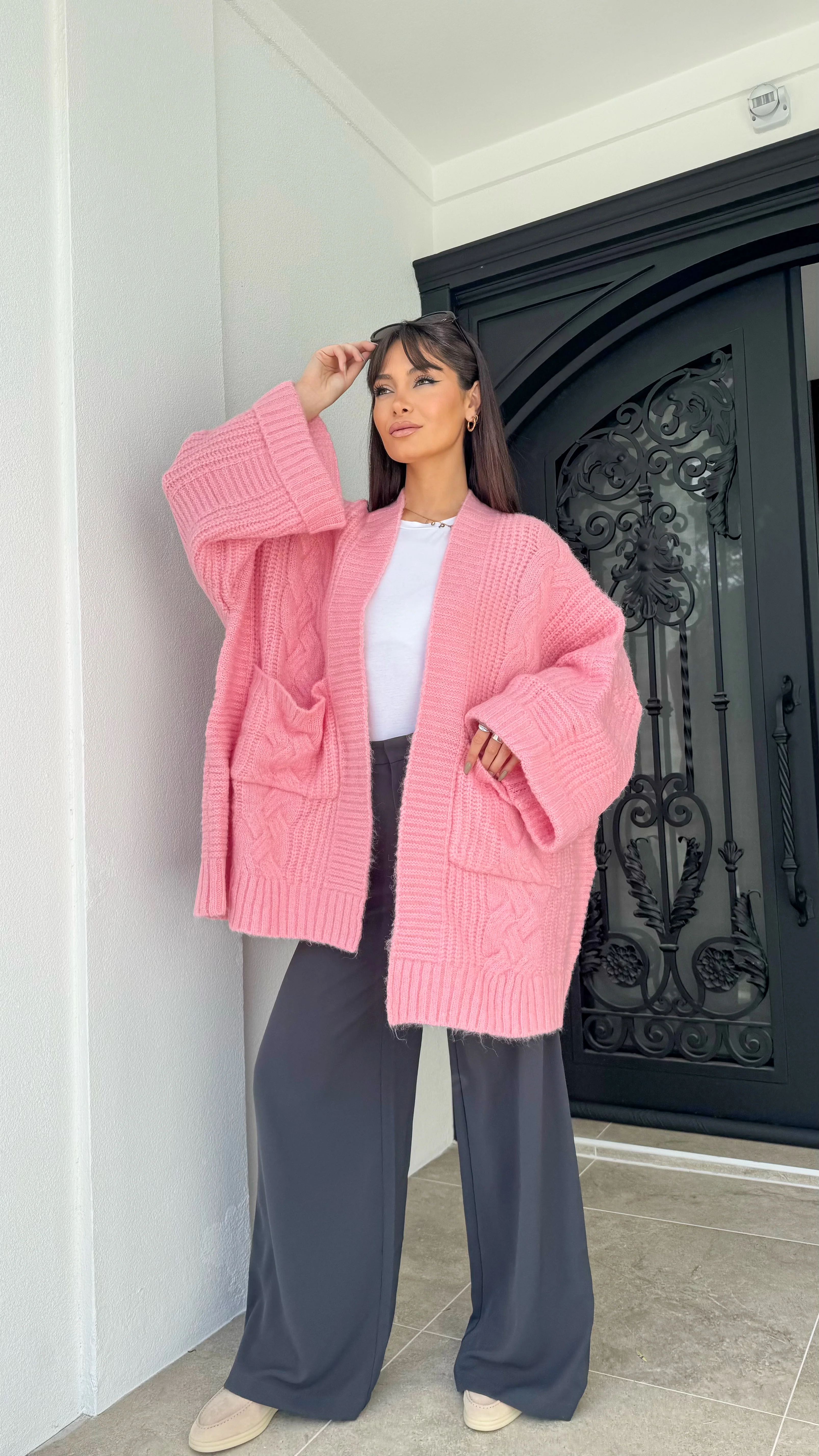 Chunky knit cardigan - Image 6