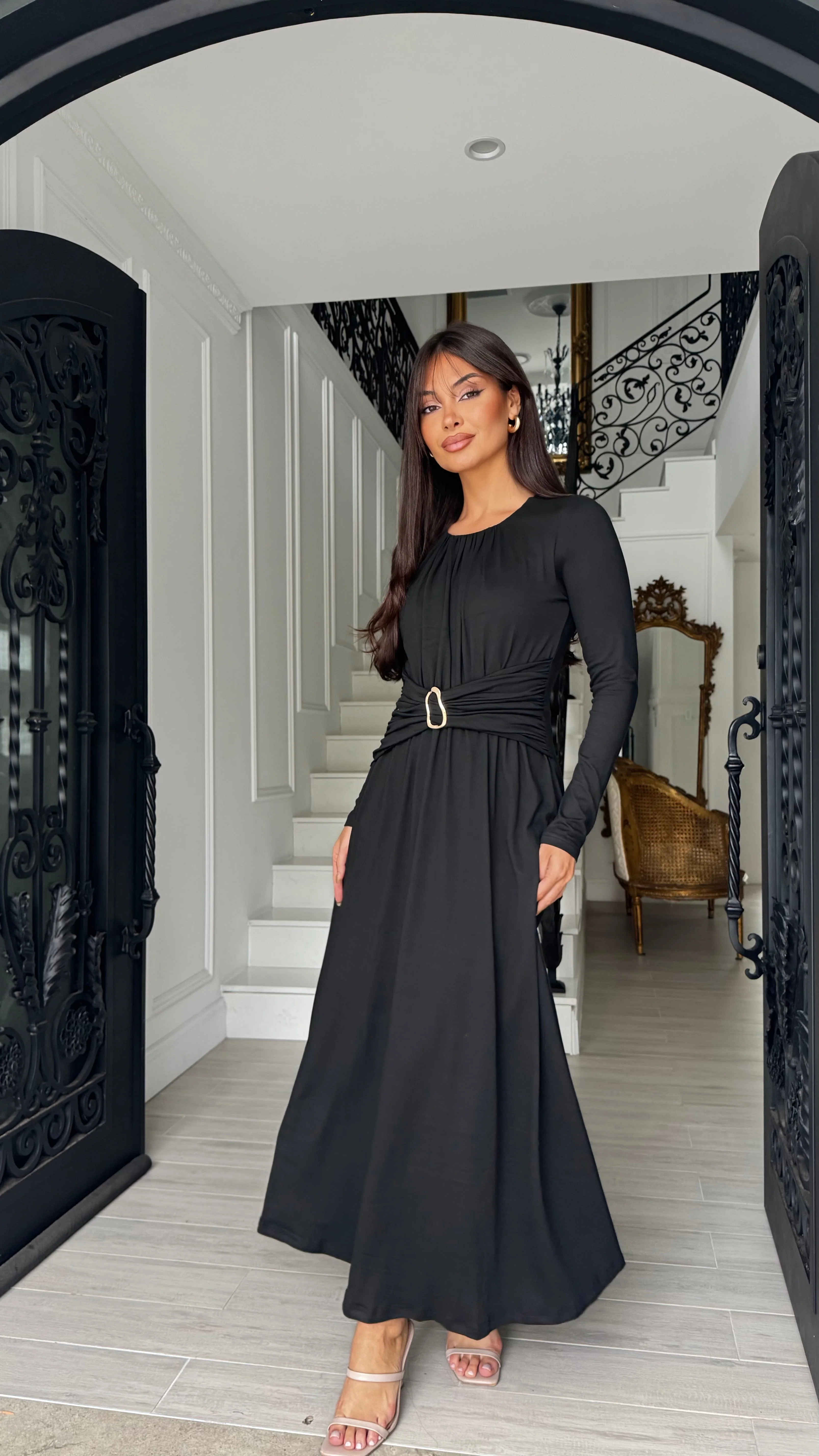 Alira Gold buckle maxi - Image 7