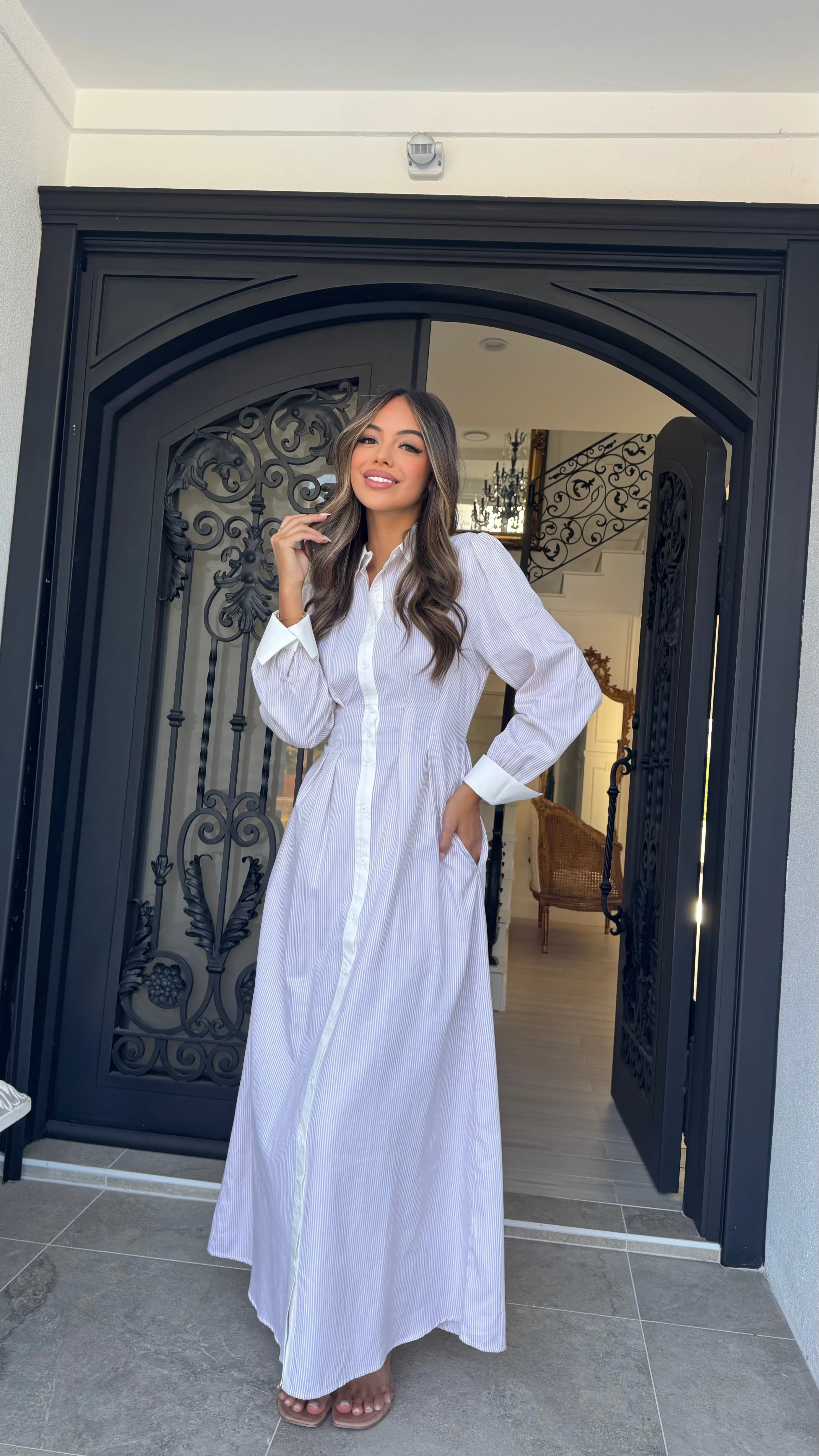 Pinstripe maxi - Image 8