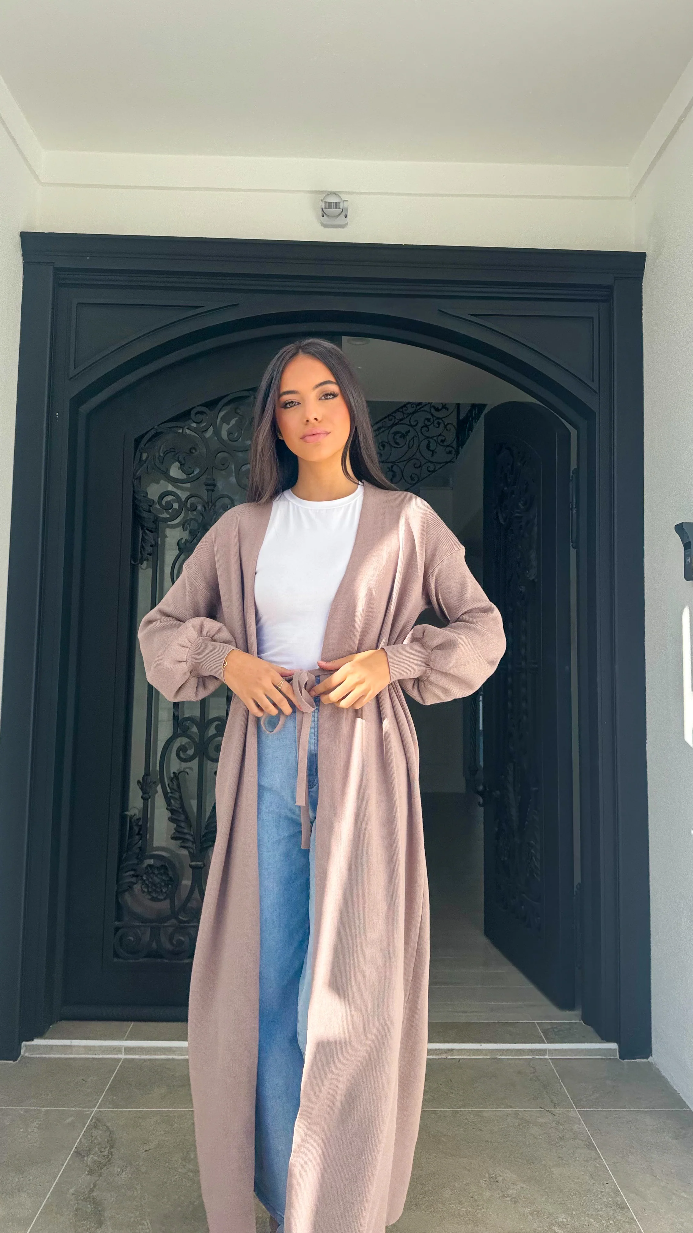 Knit tie Cape - Image 17