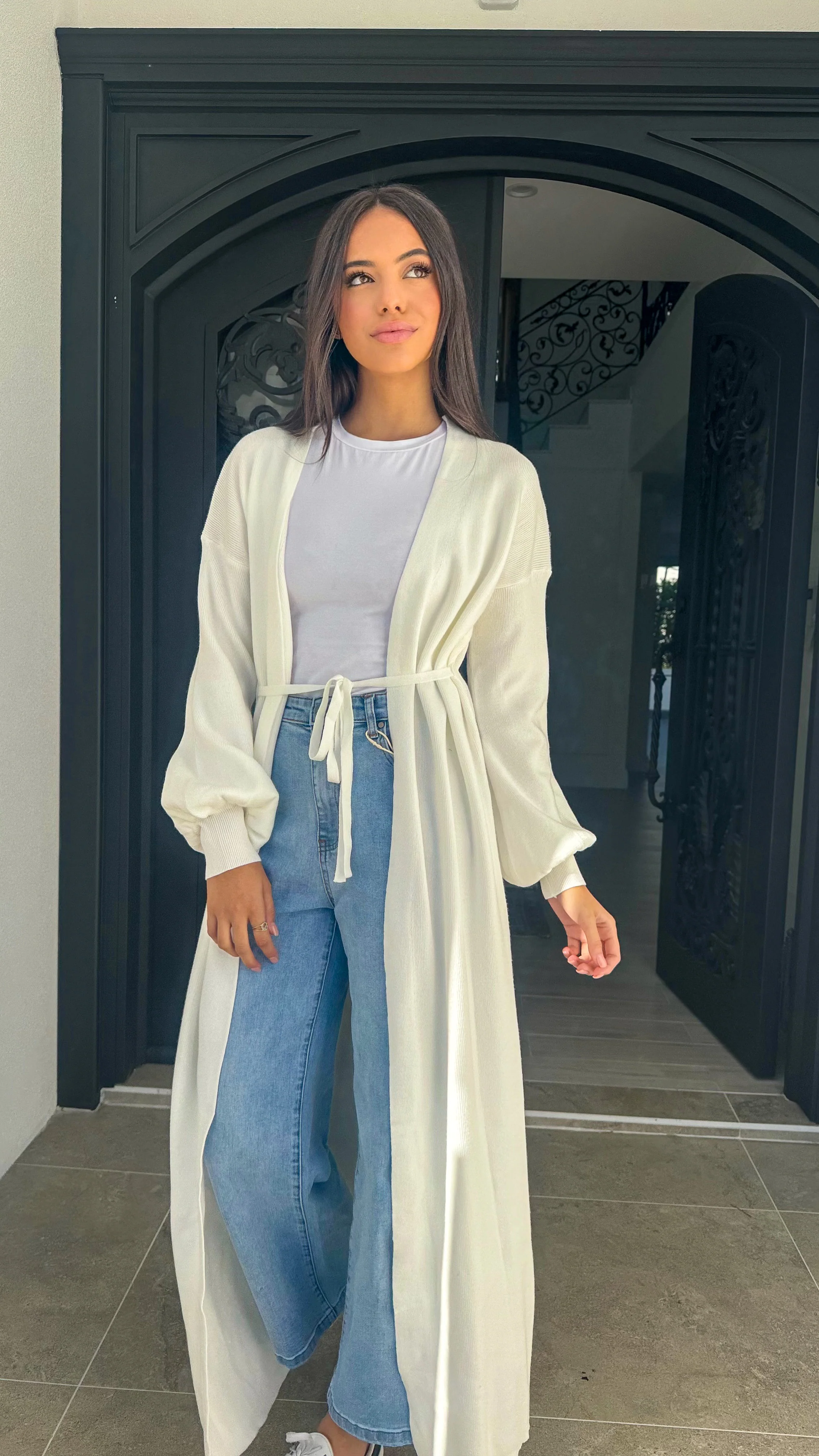 Knit tie Cape - Image 9