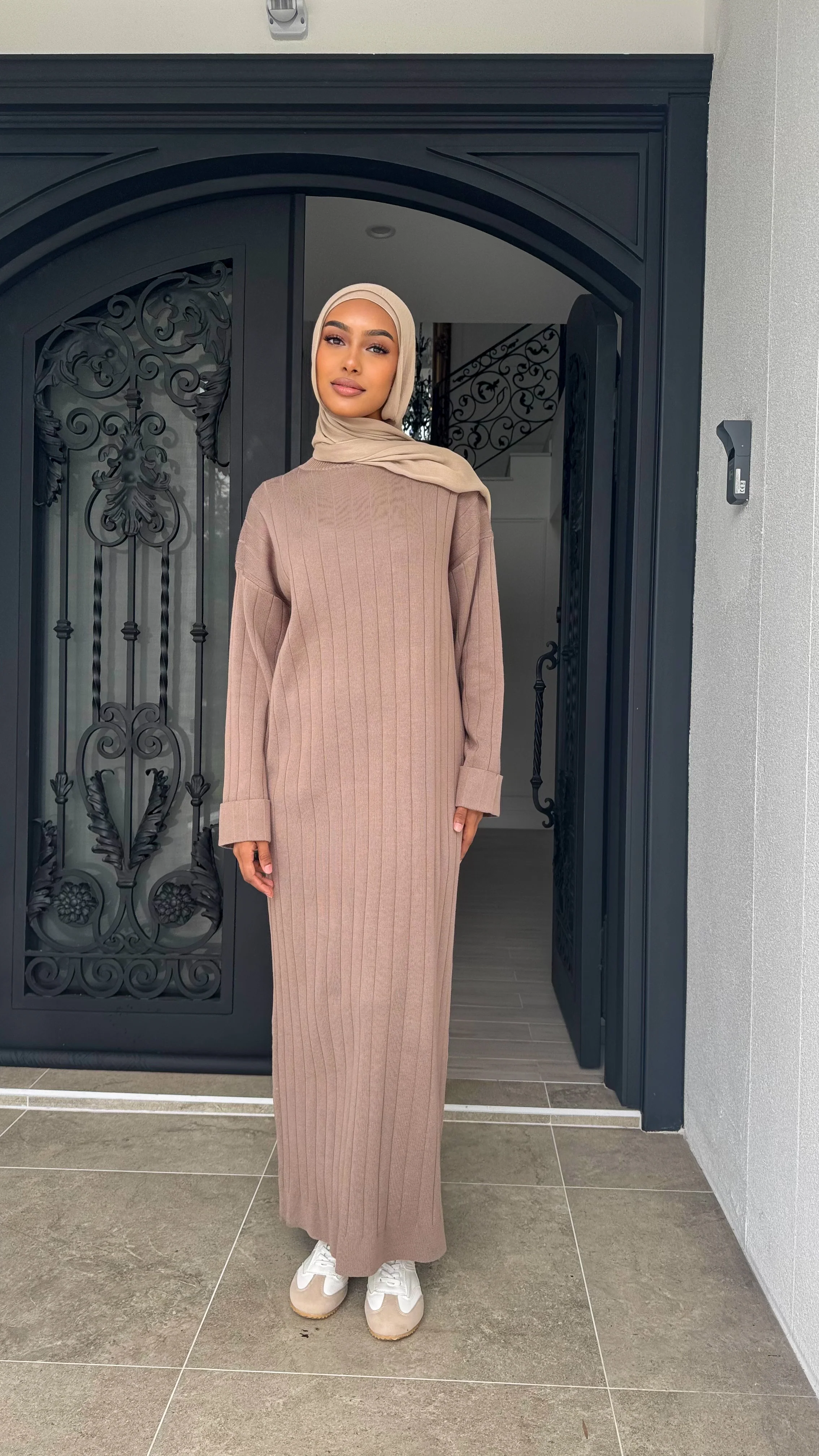 Knit Sweater Dress - Image 11