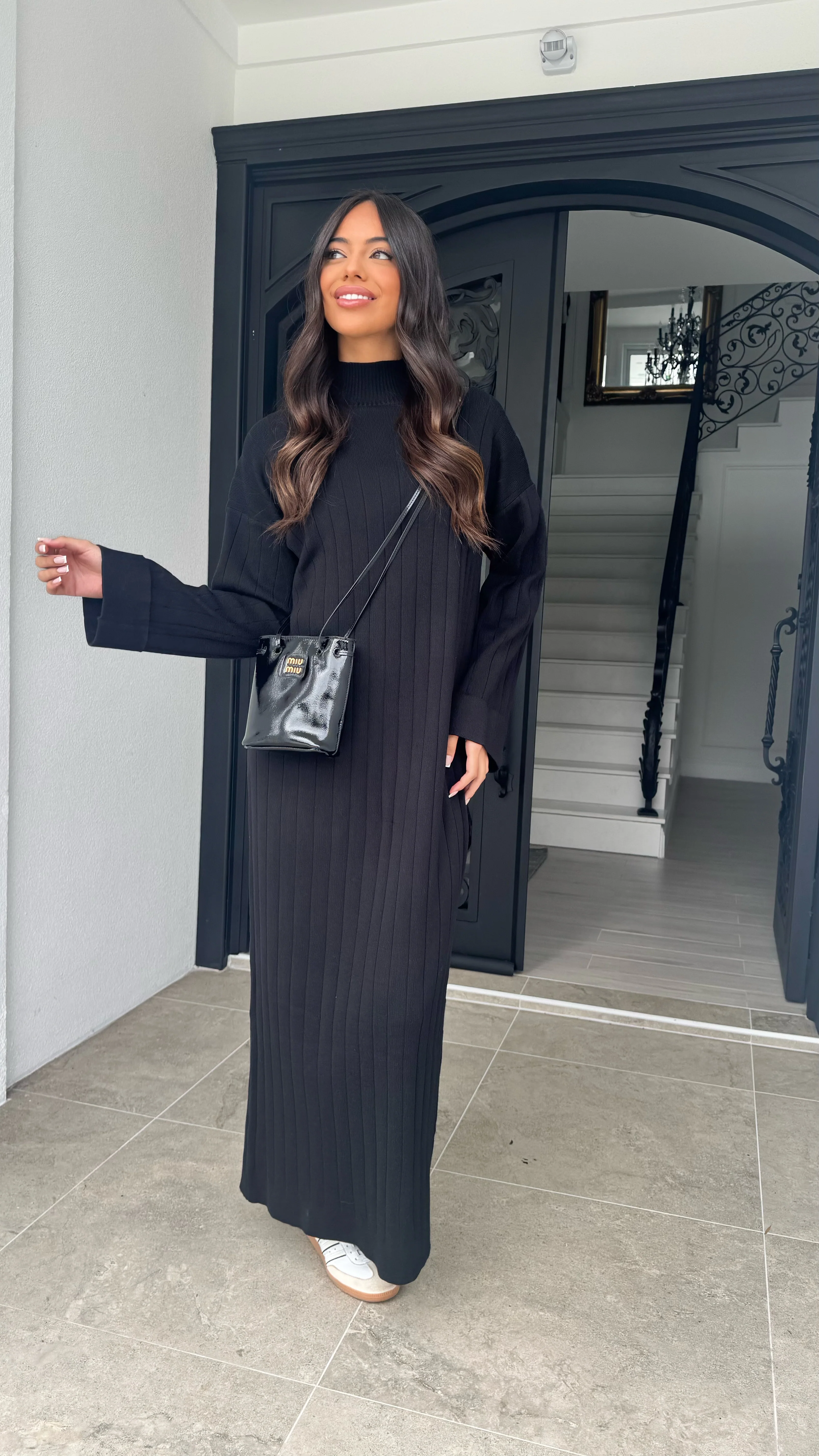 Knit Sweater Dress - Image 18